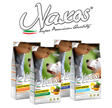 Italian super premium food for dog Naxos