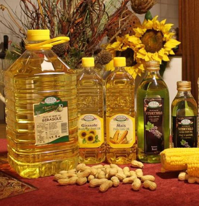 Italian seed oil and grape seed oil